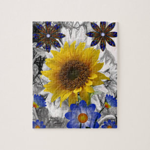 Sunflower Jigzaag Puzzle Legpuzzel