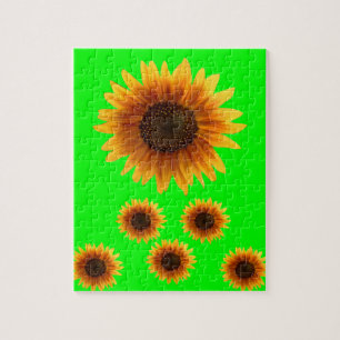 Sunflower Jigzaag Puzzle Legpuzzel