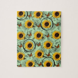Sunflower Jigzaag Puzzle Legpuzzel