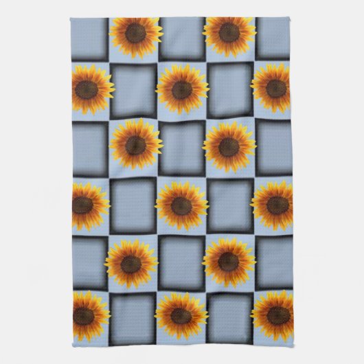 Sunflower Kitchen Towel Theedoek (Verticaal)