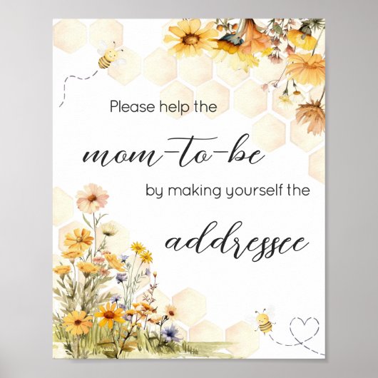 Sunflower Little Honey Envelope Station Poster (Voorkant)