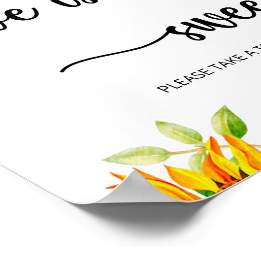 Sunflower Love est une affiche douce (Coin)