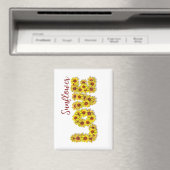 Sunflower Love Magnet (In Situ (Lave-vaisselle))