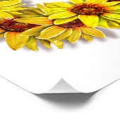 Sunflower Love Poster (Coin)