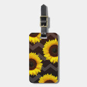 Sunflower Lovin Bagagelabel (Voorkant verticaal)