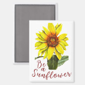 Sunflower Magnet (Recto/Verso)