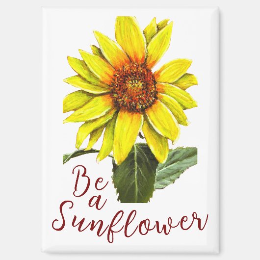 Sunflower Magnet (Recto)