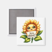 Sunflower Magnet   (Recto/Verso)