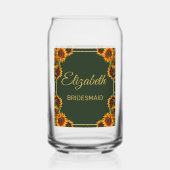 Sunflower Mariage Forest Green Bridesmaid (Recto)