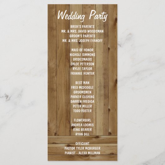 Sunflower Mason Jar Burlap + Programmes de mariage (Dos)