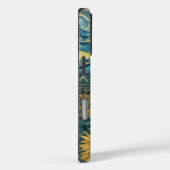 Sunflower Meadow in the Starry Night Case-Mate iPhone Case (Achterkant / Rechts)