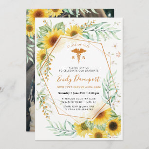 Sunflower Médicale Logo Invitation Verdure
