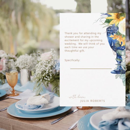 Sunflower Méditerranéenne Merci de message de douc