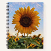 Sunflower Notebook | Bloom Inspiration Notitieboek (Voorkant)