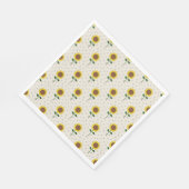 Sunflower Paper Napkins Servet (Hoek)