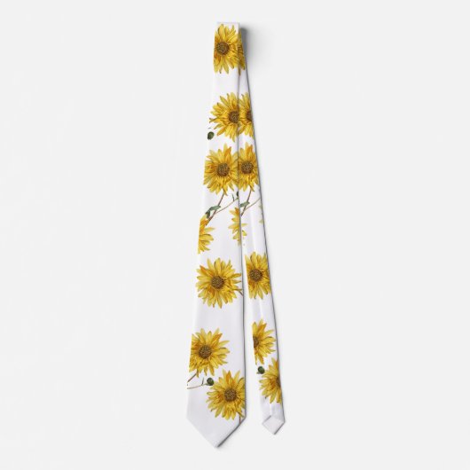 Sunflower Party aanpassen Stropdas (Voorkant)