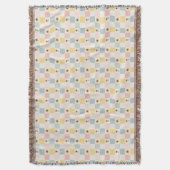 Sunflower Patchwork Decorative Blanket - Farmhouse Deken (Voorkant Verticaal)