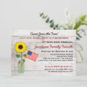 Sunflower Patriotic Party, Réunion, BBQ Invitation (Debout devant)