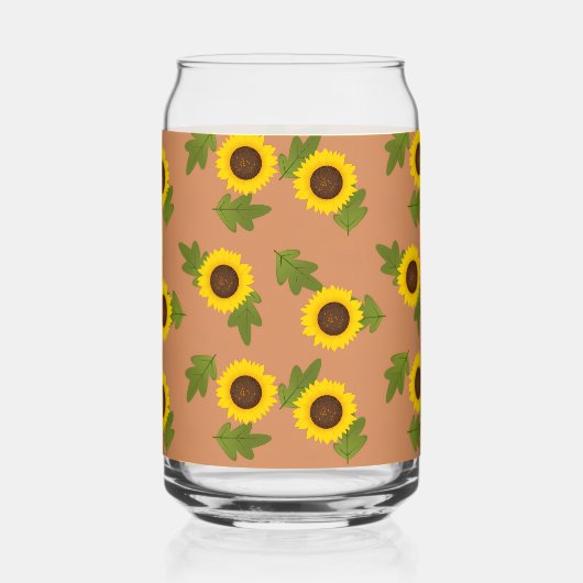 Sunflower Pattern Design – Cute Floral Aesthetic (Recto)