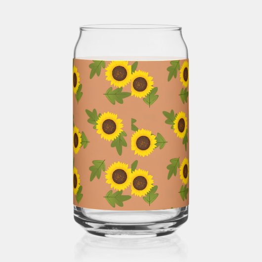 Sunflower Pattern Design – Cute Floral Aesthetic (Gauche)