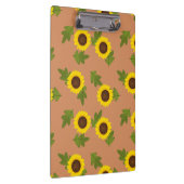 Sunflower Pattern Design – Cute Floral Aesthetic Klembord (Rechts)
