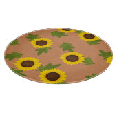 Sunflower Pattern Design – Cute Floral Aesthetic Snijplank (Hoek)