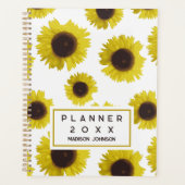 Sunflower Pattern Floral Custom Name 2026 (Devant)