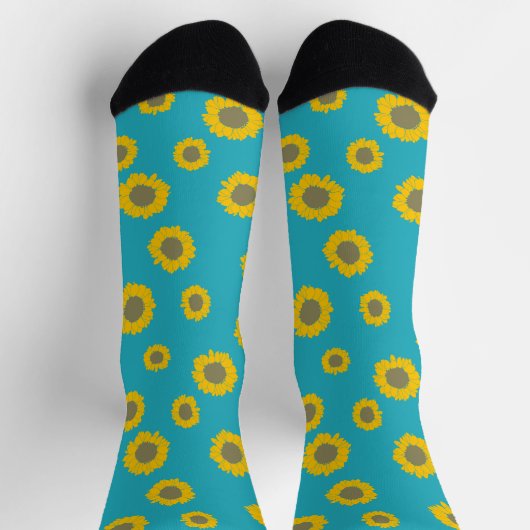 Sunflower Pattern Socks Sokken (Top)