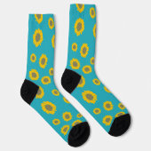 Sunflower Pattern Socks Sokken (Rechts)