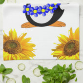 Sunflower Penguin Kitchen Towel Theedoek (Gevouwen)
