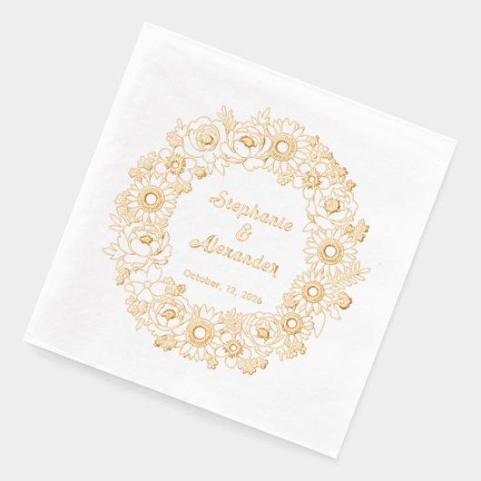 Sunflower, Peonies, Oublie-moi pas Mariage de cour (Gauche)