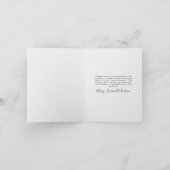 Sunflower Photo Funeral Memorial Merci Note (Intérieur)