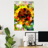 SUNFLOWER POSTER (Thuiskantoor)