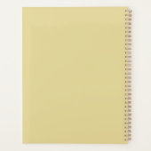 Sunflower Queen Afro Woman Planner (Achterkant)