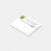 Sunflower radiant Pixel Light Post-it® Notes (Schuin)