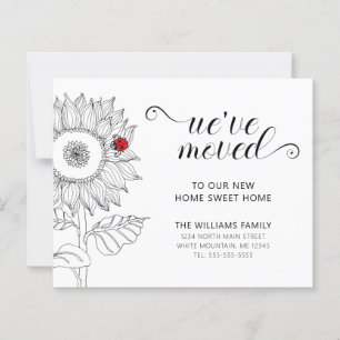 Sunflower Red Ladybug Budget Moving Kaart