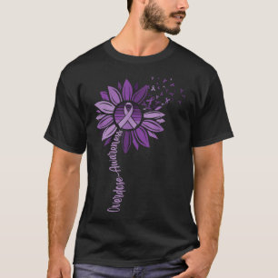 Sunflower Ribbons Overdosis Awareness Copy T-shirt