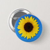 SUNFLOWER RONDE BUTTON 5,7 CM (Voorkant /achterkant)
