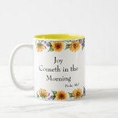 Sunflower Scripture Mug (Gauche)