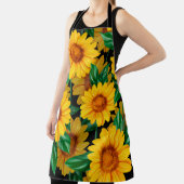 Sunflower seamless pattern. Background with yellow Schort (Insitu)