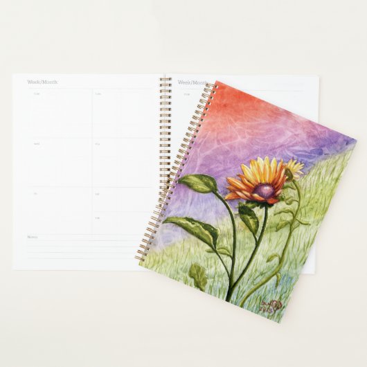 Sunflower Secrets at Sunset (Devant avec enveloppe)