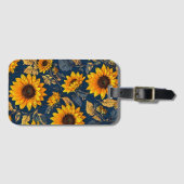 Sunflower Serenity Bagagelabel (Voorkant (horizontaal))