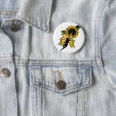 Sunflower Shadow Fairy Ronde Button 5,7 Cm (In situ)
