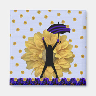 Sunflower Shower Magnet Magneet