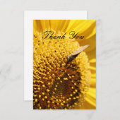 Sunflower Skipper Hartelijk dank Bedankkaart (Voorkant / Achterkant)