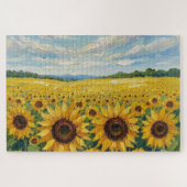 Sunflower sky puzzle  (Horizontal)