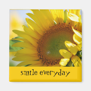 Sunflower Smile Magnet Magneet