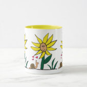 "Sunflower Snail Little Friends" Mug (Centre)