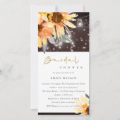 SUNFLOWER STARRY MASON JAR INVITATION FÊTE DES MAR (Devant)