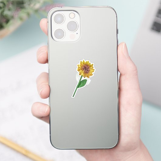 Sunflower sticker (Telefoon)